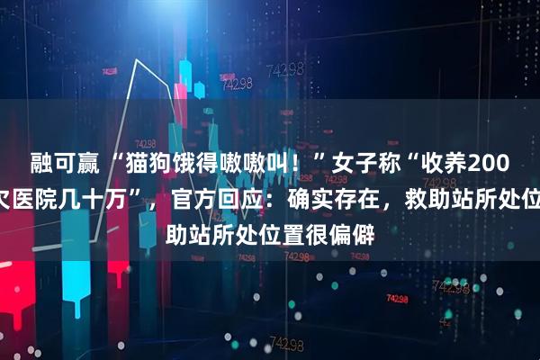 融可赢 “猫狗饿得嗷嗷叫！”女子称“收养2000只猫狗欠医院几十万”，官方回应：确实存在，救助站所处位置很偏僻